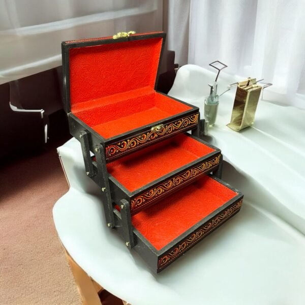 Tri Fold Jewelry Box – Naqshi