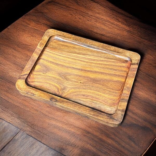 Wooden Platter – Rectangle – 6″x 8″